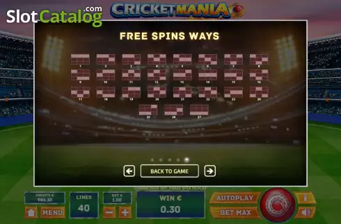 Скрин7. Cricket Mania слот