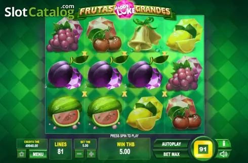 Скрин5. 81 Frutas Grandes HappyLuke слот
