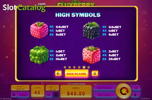 Скрин9. Fluxberry слот
