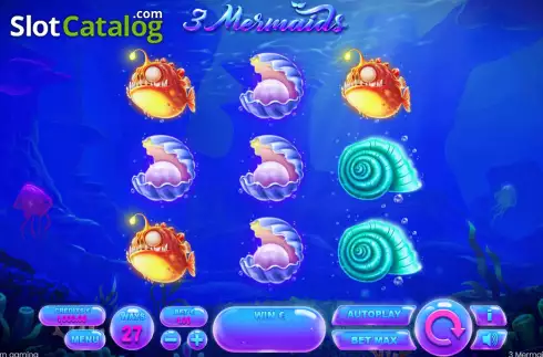 Скрин2. 3 Mermaids слот