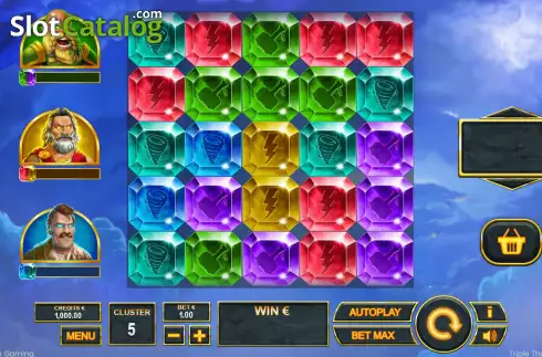 Скрин2. Triple Thunder слот