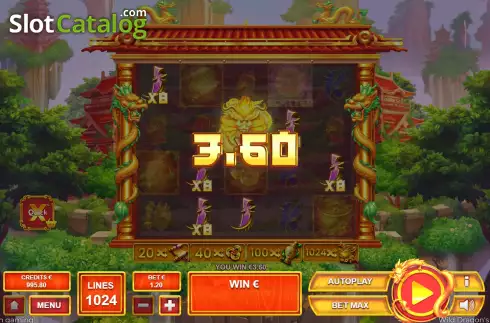 Скрин4. Wild Dragon's Fortune слот