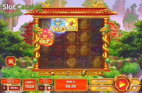 Скрин5. Wild Dragon's Fortune слот