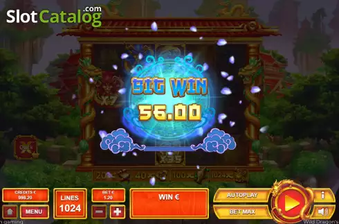 Скрин6. Wild Dragon's Fortune слот