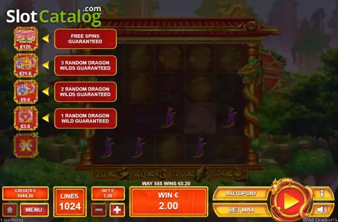 Скрин7. Wild Dragon's Fortune слот