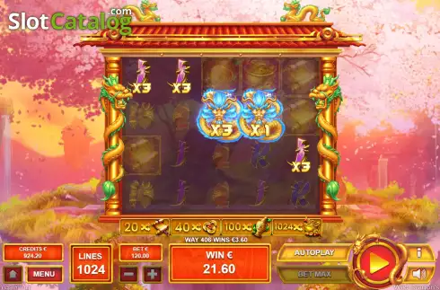 Скрин9. Wild Dragon's Fortune слот