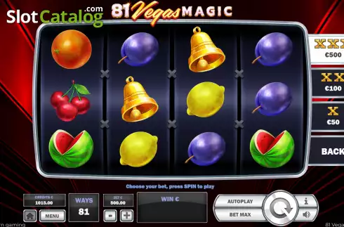 Скрин8. 81 Vegas Magic слот