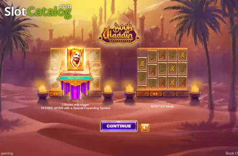 Скрин2. Book of Aladdin слот