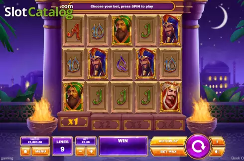 Скрин3. Book of Aladdin слот