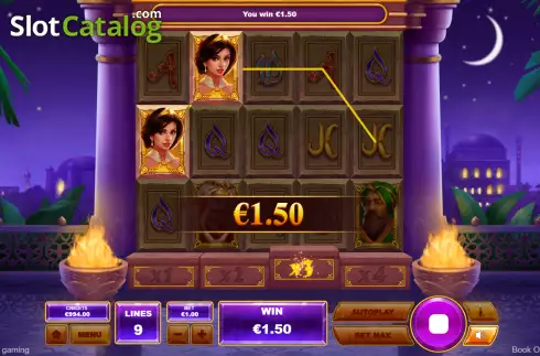 Скрин4. Book of Aladdin слот