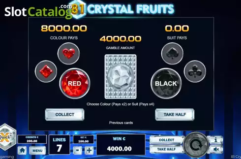 Скрин5. 81 Crystal Fruits слот