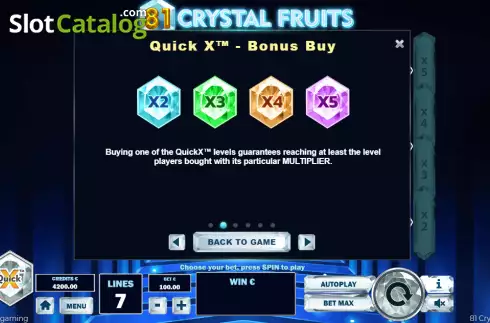 Скрин7. 81 Crystal Fruits слот