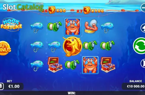 Скрин2. Hook the Fortune слот