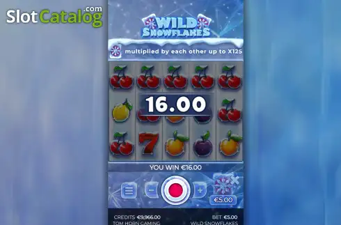 Скрин3. Wild Snowflakes слот