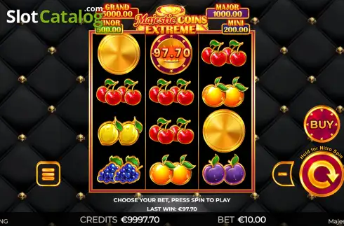 Скрин2. Majestic Coins Extreme слот