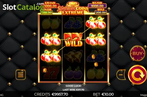 Скрин3. Majestic Coins Extreme слот