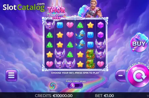 Скрин2. Thor Candy Storm 3000 слот
