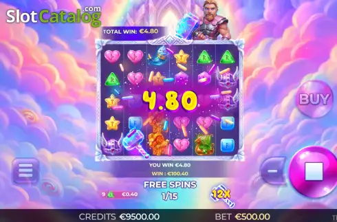 Скрин3. Thor Candy Storm 3000 слот