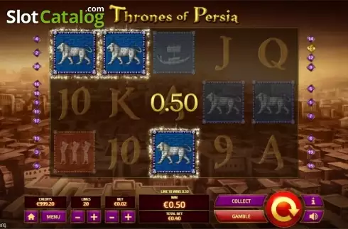 Скрин4. Thrones of Persia слот