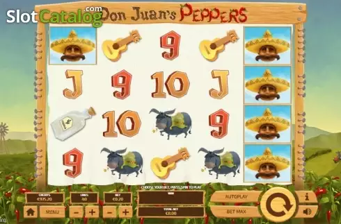 Скрин2. Don Juan's Peppers слот