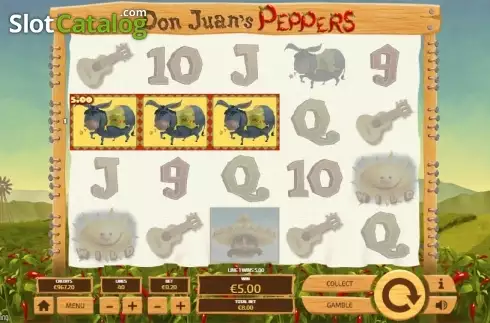 Скрин3. Don Juan's Peppers слот