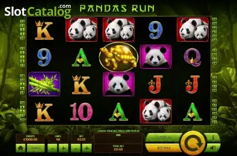 Скрин2. Panda's Run слот