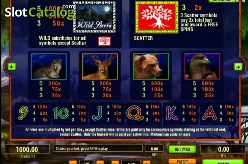 Скрин6. Wild Sierra слот