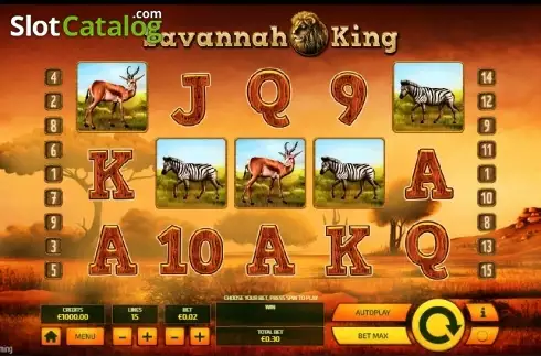Скрин2. Savannah King слот