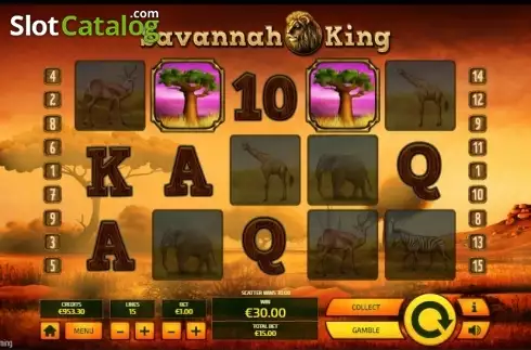Скрин5. Savannah King слот