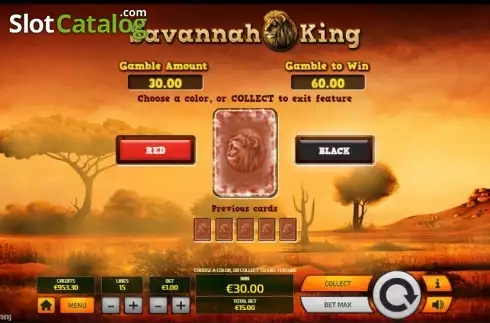 Скрин6. Savannah King слот