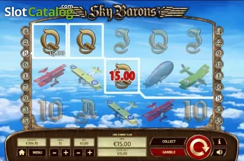 Скрин3. Sky Barons слот