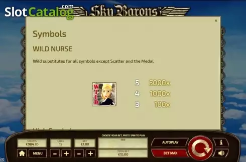 Скрин9. Sky Barons слот
