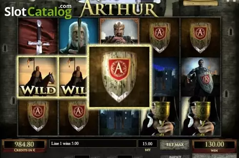 Скрин4. King Arthur (Tom Horn Gaming) слот