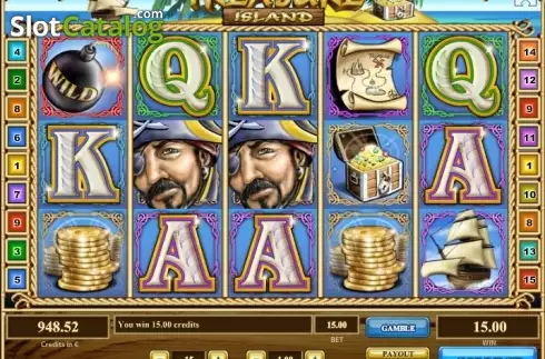 Скрин2. Treasure Island (Tom Horn Gaming) слот
