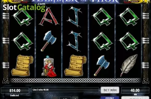 Скрин4. Hammer Of Thor слот