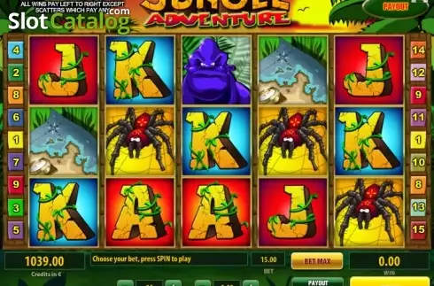 Скрин2. Jungle Adventure (Tom Horn Gaming) слот
