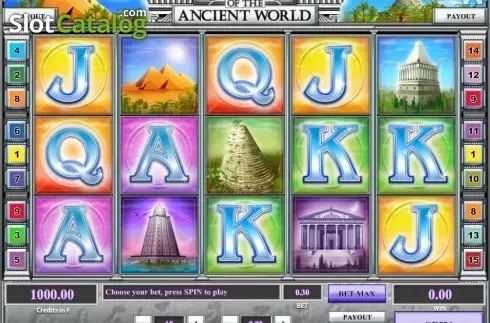 Скрин2. Wonders of the Ancient World слот