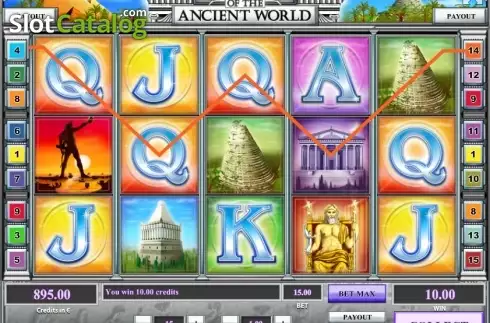 Скрин3. Wonders of the Ancient World слот