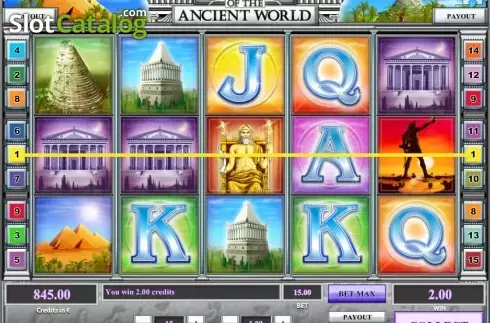 Скрин4. Wonders of the Ancient World слот