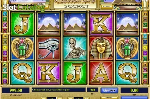 Скрин2. Cleopatra's Secret слот