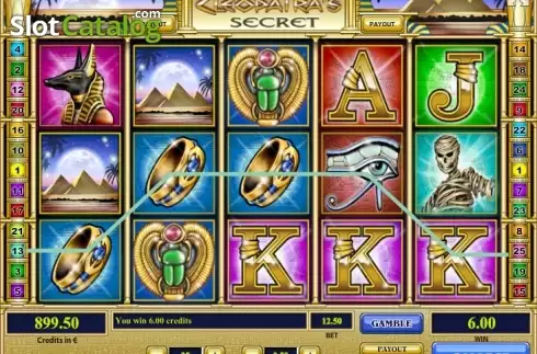 Скрин3. Cleopatra's Secret слот