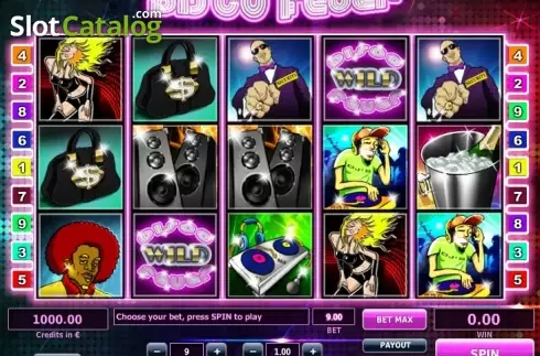 Скрин2. Disco Fever (Tom Horn Gaming) слот