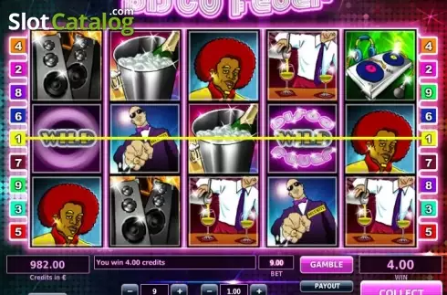 Скрин4. Disco Fever (Tom Horn Gaming) слот