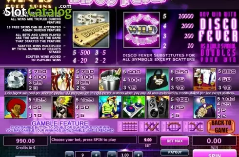 Скрин6. Disco Fever (Tom Horn Gaming) слот