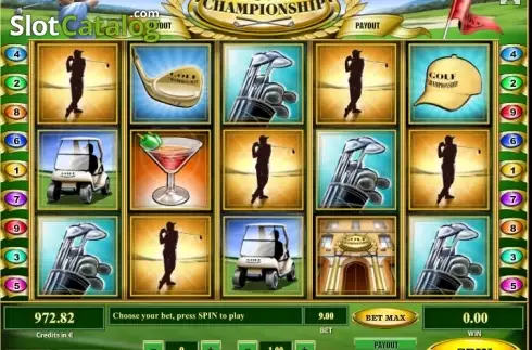 Скрин2. Golf Championship слот