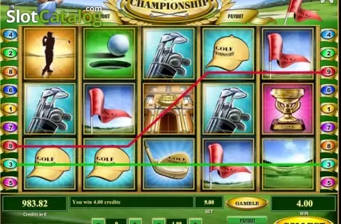 Скрин3. Golf Championship слот
