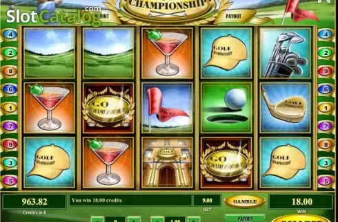 Скрин5. Golf Championship слот