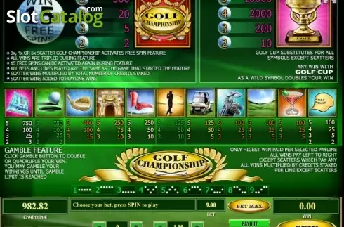 Скрин7. Golf Championship слот