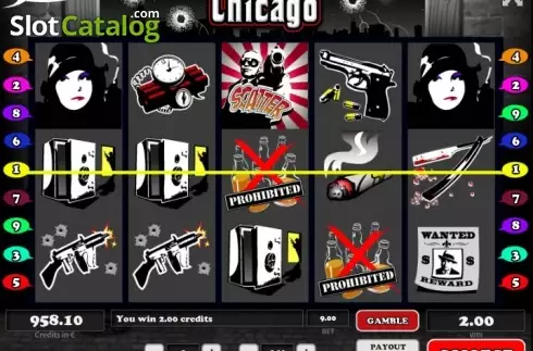 Скрин3. Chicago (Tom Horn Gaming) слот