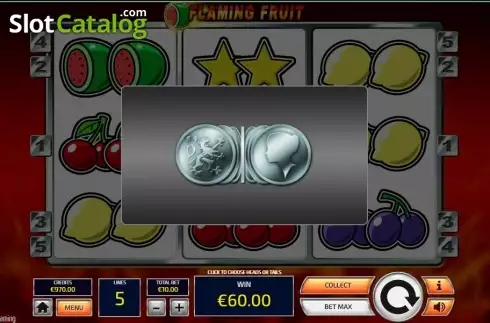 Скрин5. Flaming Fruit (Tom Horn Gaming) слот
